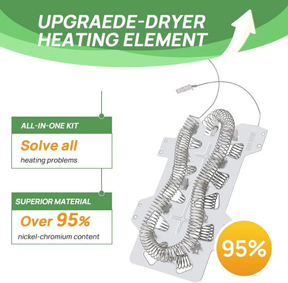 Dryer Heat Element Replace for Maytag 35001247 Samsung DC47-00019A new