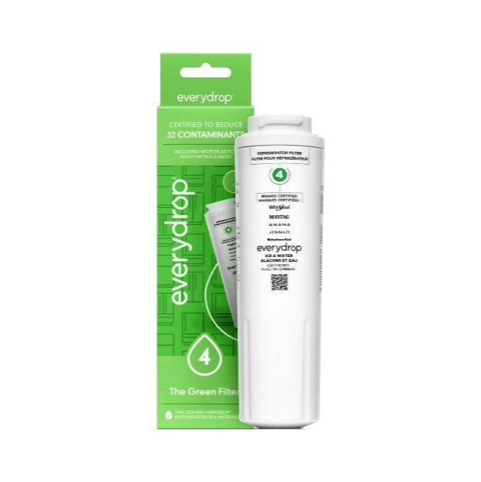 Everydrop water filter cartridge and packaging on a white background