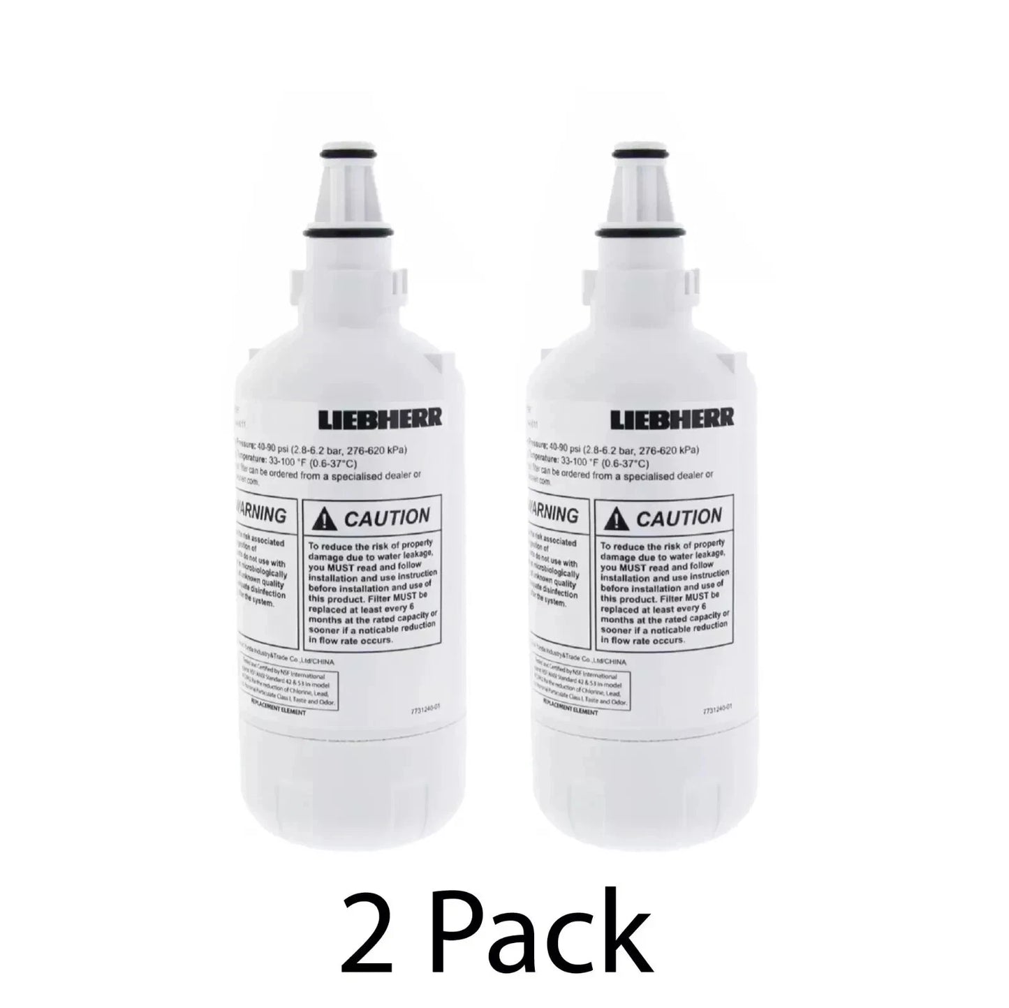 Liebherr 7440000 Refrigerator Water Filter | 744000200 White Replacement Filter