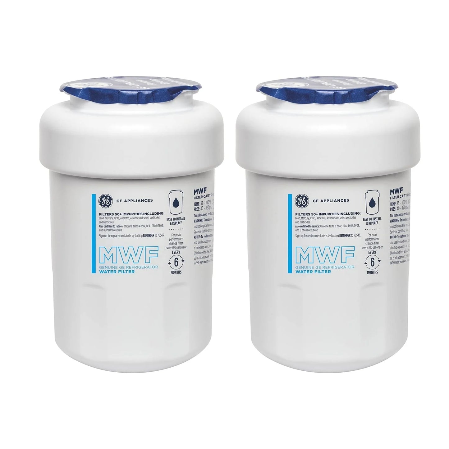 GE MWF Water Filter Replacement – Fits GE MWF, GWF, GWFA Refrigerators