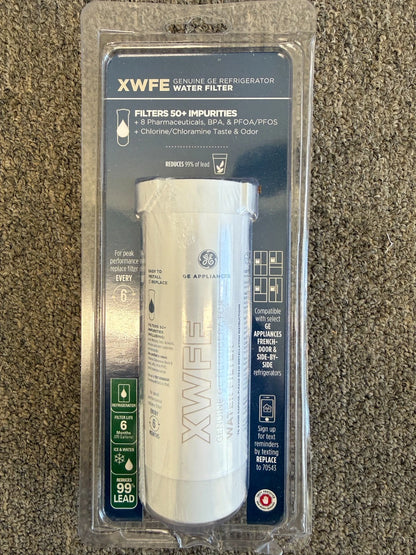 GE XWFE Genuine Refrigerator Water Filter (With RFID Chip) –  Authentic