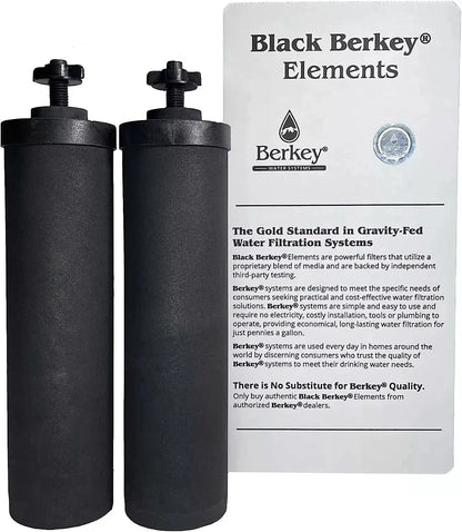 Berkey Authentic Black Berkey Elements BB9-2 Filters for Berkey Water Systems