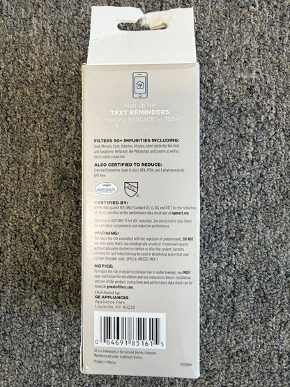 GE XWFE Genuine Refrigerator Water Filter (With RFID Chip) –  Authentic