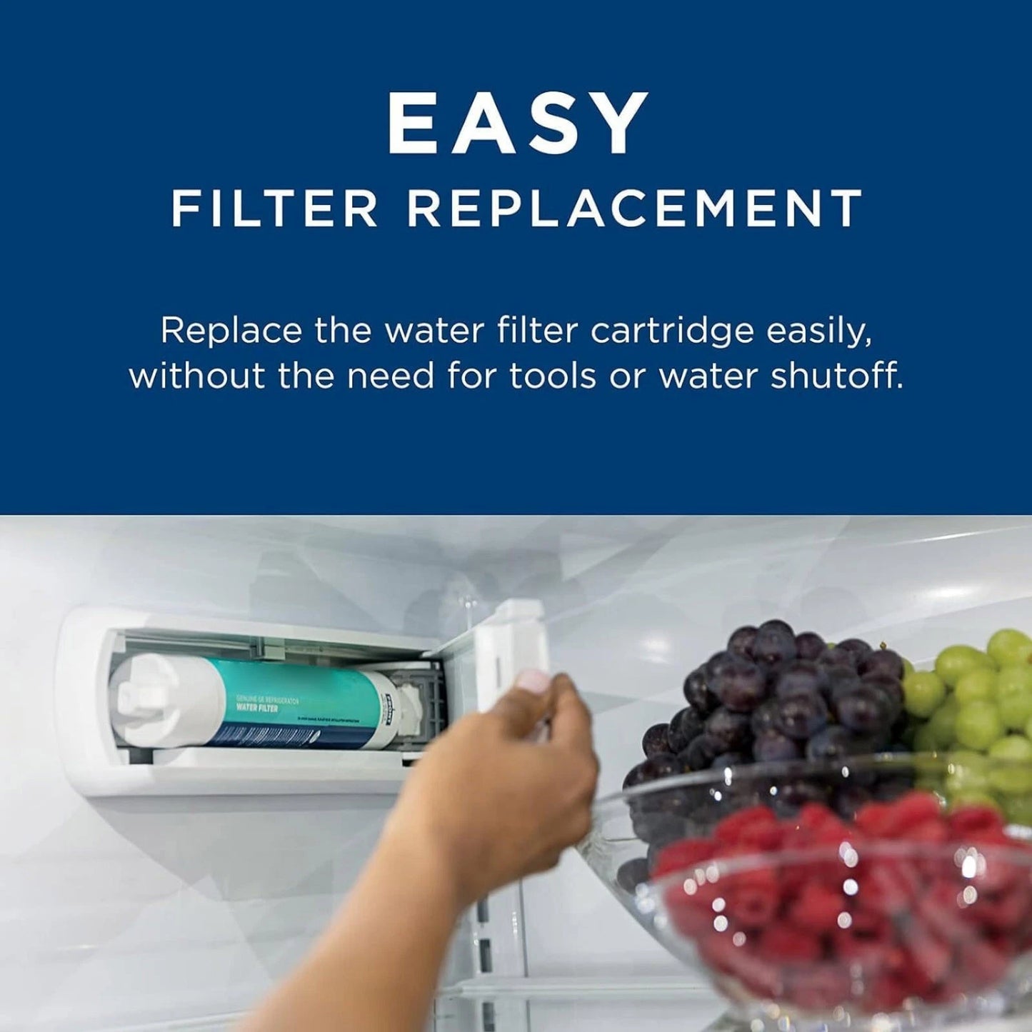GE RPWFE Compatible Water Filter Replacement Without RFID Chip