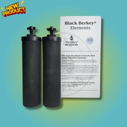 Berkey Authentic Black Berkey Elements BB9-2 Filters for Berkey Water Systems